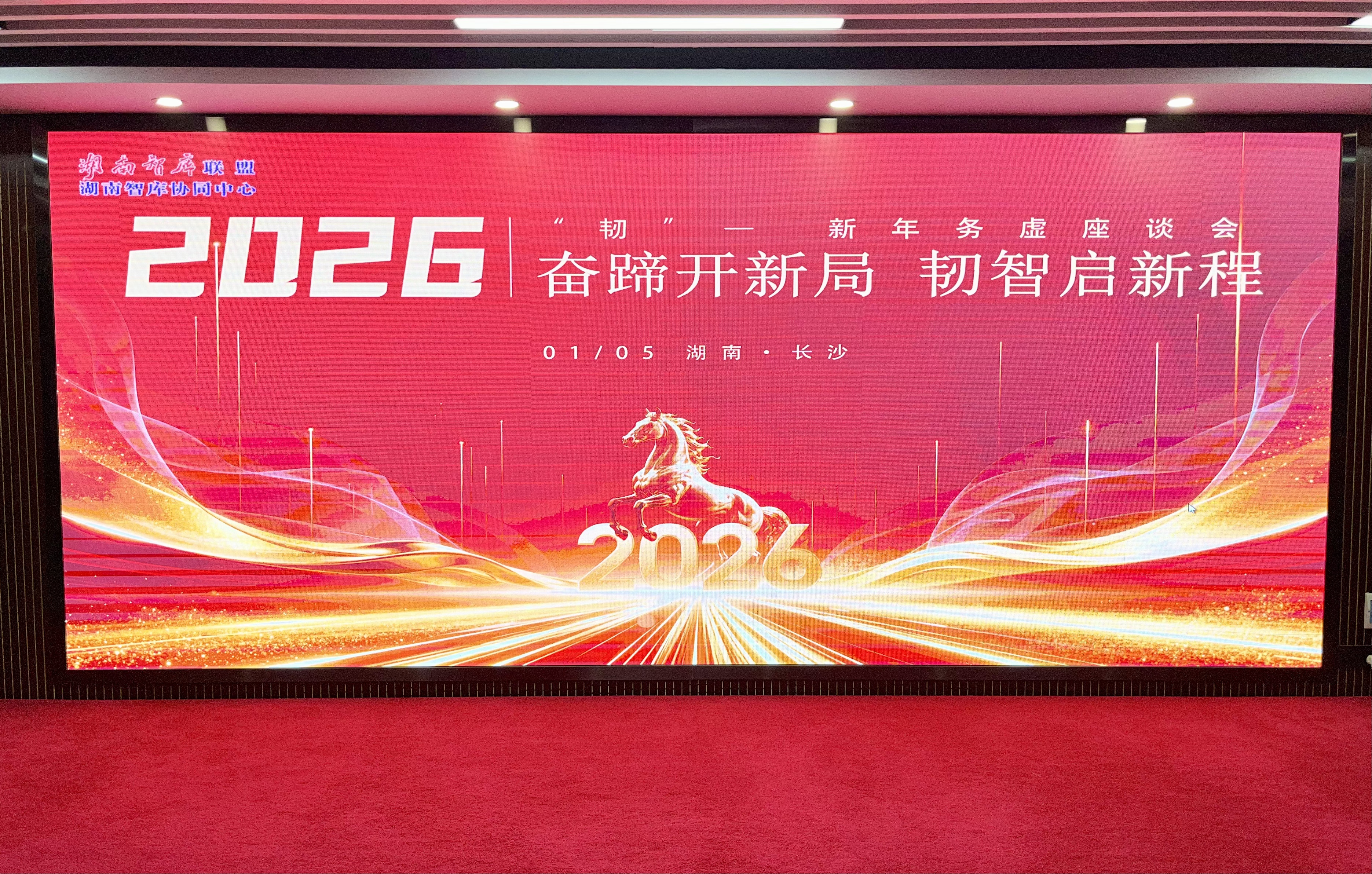 奋蹄开新局 韧智启新程 ——湖南智库联盟&湖南智库协同中心举办新年务虚座谈会